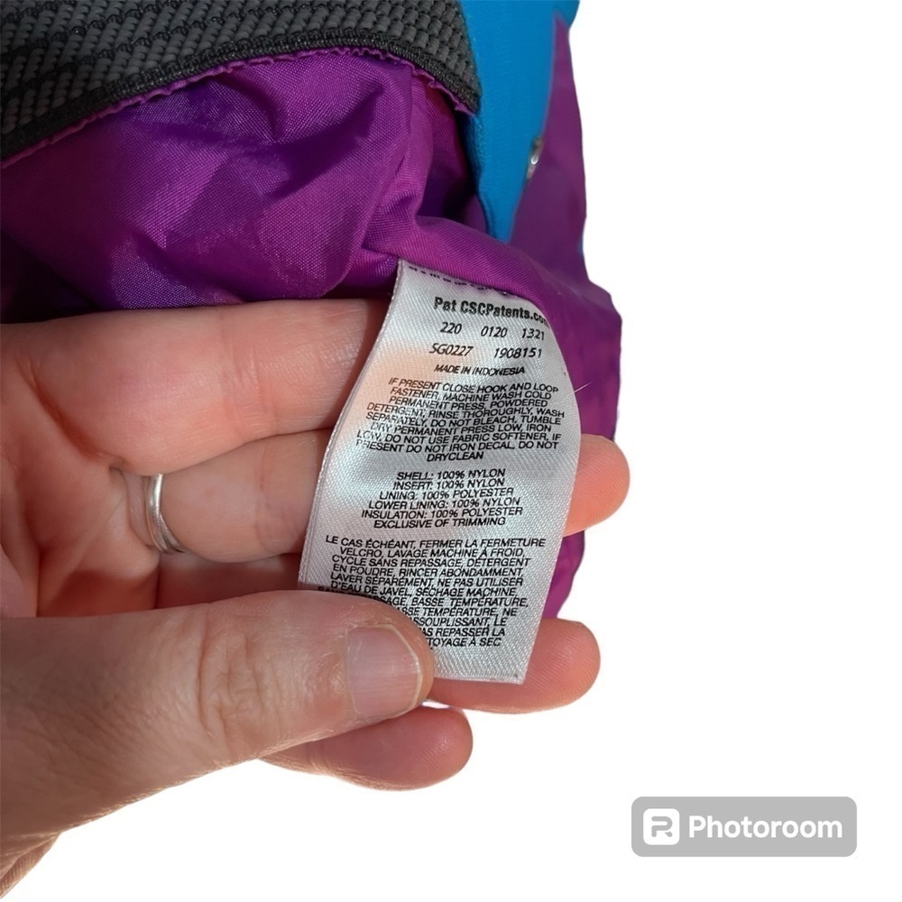 COLUMBIA ~ Bright Colored Kids Cold Weather Hooded Adjustable Sleeve Jacket - Picture 7 of 14